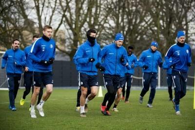 Training voor KAA Gent - Anderlecht