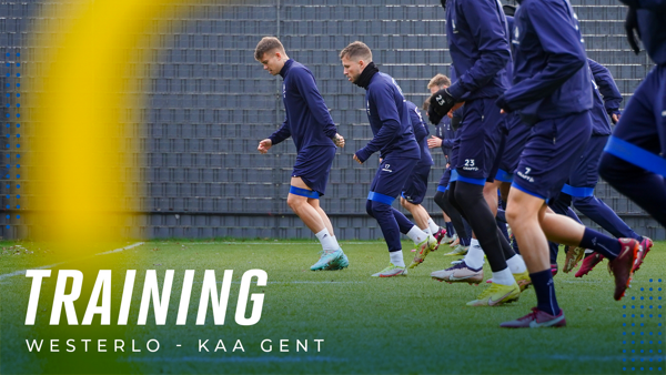 Laatste training voor Westerlo - KAA Gent