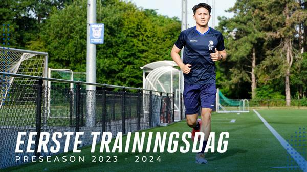 Eerste trainingsdag preseason 2023-2024