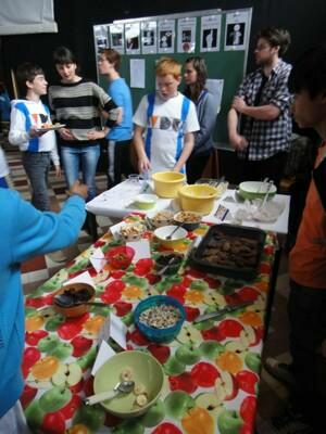 Gezond ontbijt en klaarmaken gezonde lunch.