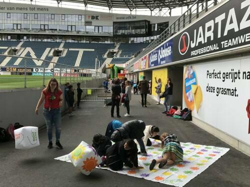 Speeldag basisscholen Nieuw Gent in de Ghelamco Arena