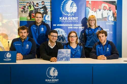 Medewerkers en stagiars van de KAA Gent Foundation (Foto: James Arthur)
