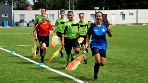 In de KAA Gent Referee Academy worden jonge scheidsrechters opgeleid.