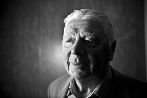 Roland Storme bij het afscheid van het Ottenstadion in 2013 (foto Yves Masscho)