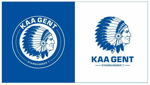 Het logo van KAA Gent sinds de zomer van 2013, ontworpen en gekozen door de KAA Gentsupporters. (Afbeelding: KAA Gent)