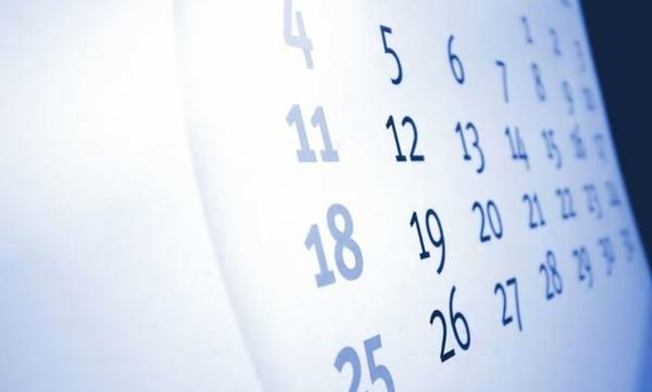 Kalenderwijzigingen in februari en maart
