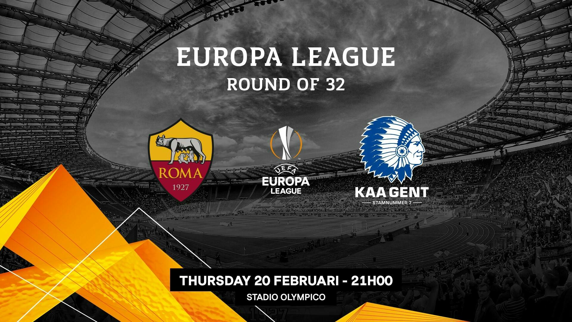 Afhalen en betalen tickets AS Roma - KAA Gent