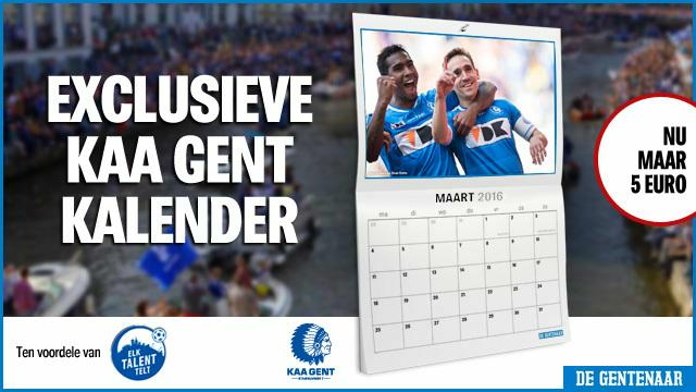haar betreden verkopen Koop de KAA Gent kalender 2016 en steun Elk Talent Telt | KAA Gent Website