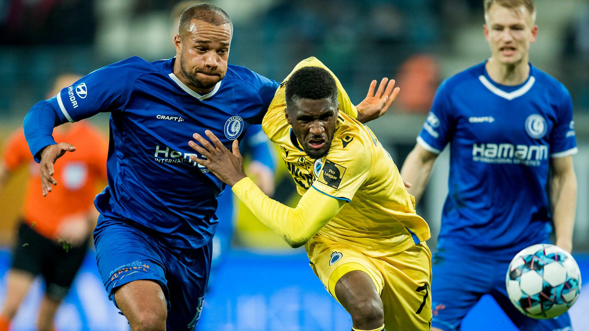 Gent beloont zichzelf niet in heenwedstrijd tegen Club Brugge