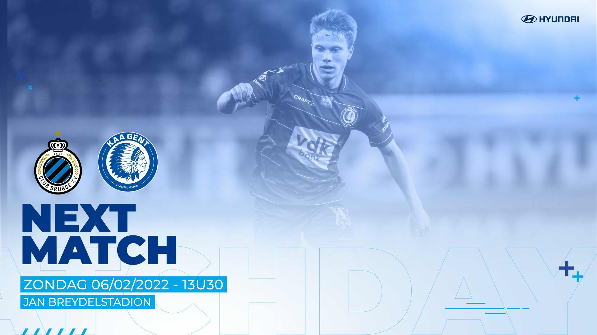 Next Match: Club Brugge - KAA Gent