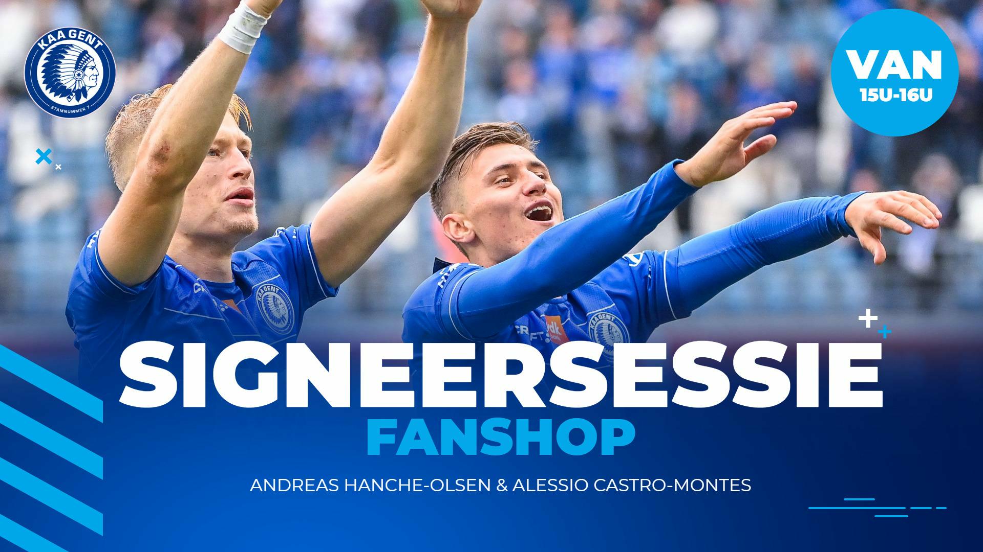 Signeersessie Andreas Hanche-Olsen & Alessio Castro-Montes