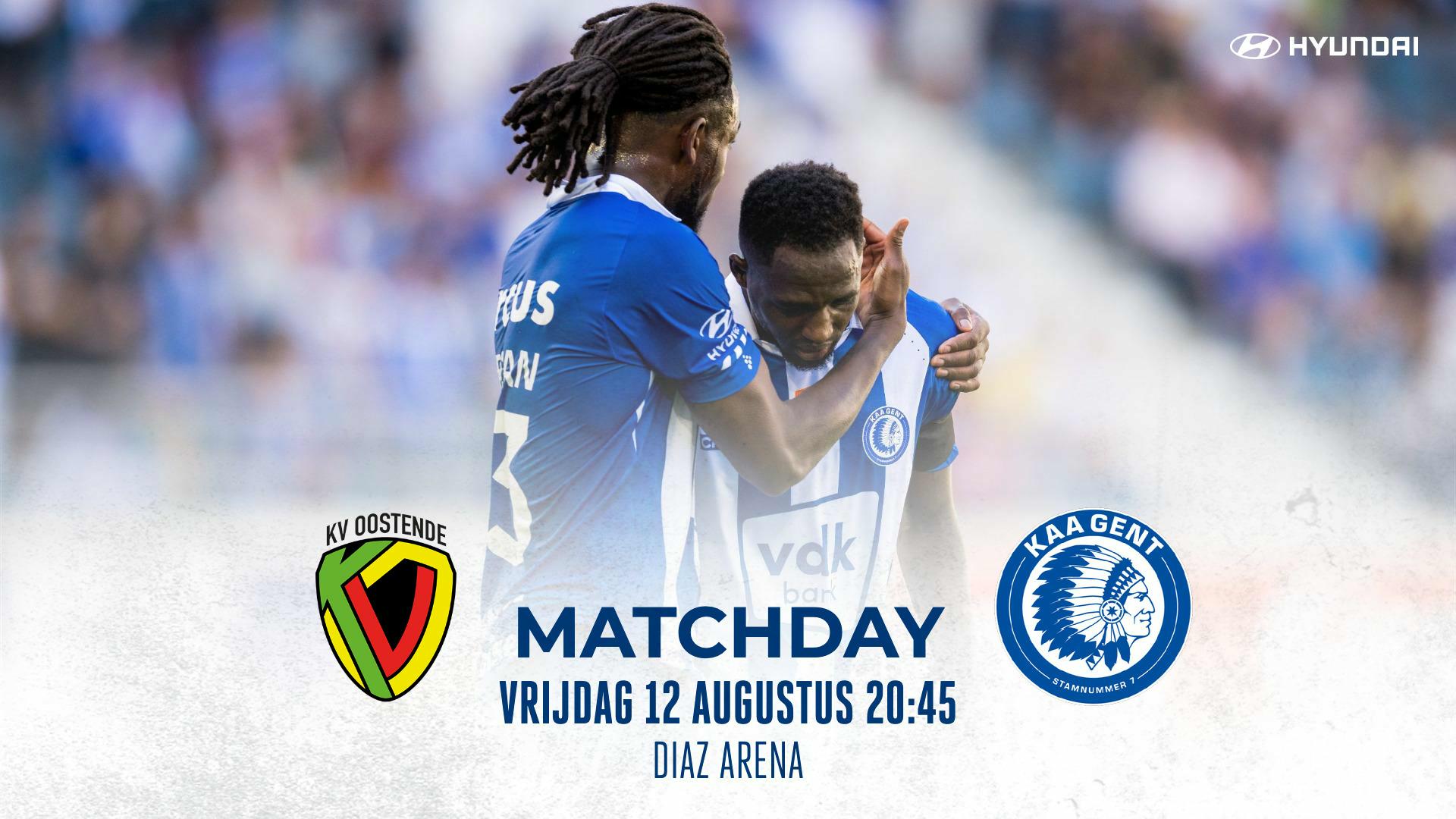 Next Match: KV Oostende - KAA Gent
