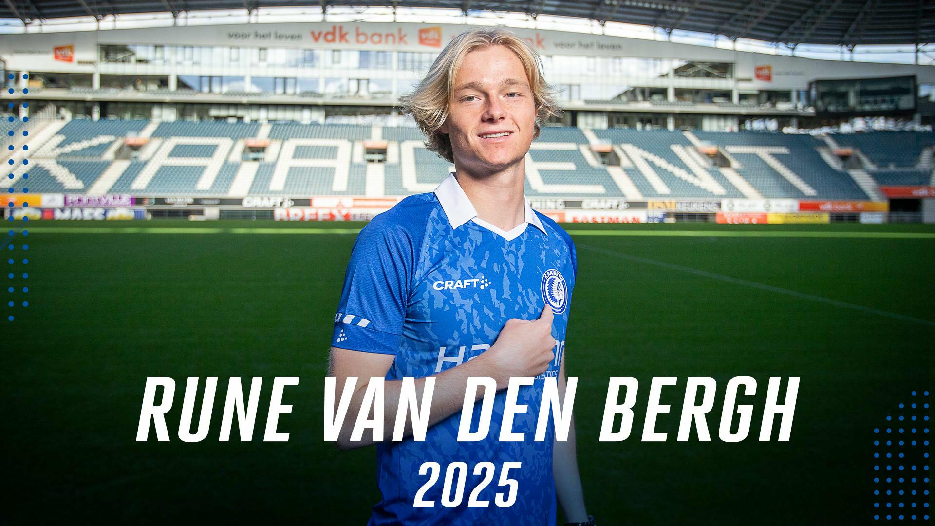 Rune Van Den Bergh verlengt tot 2025