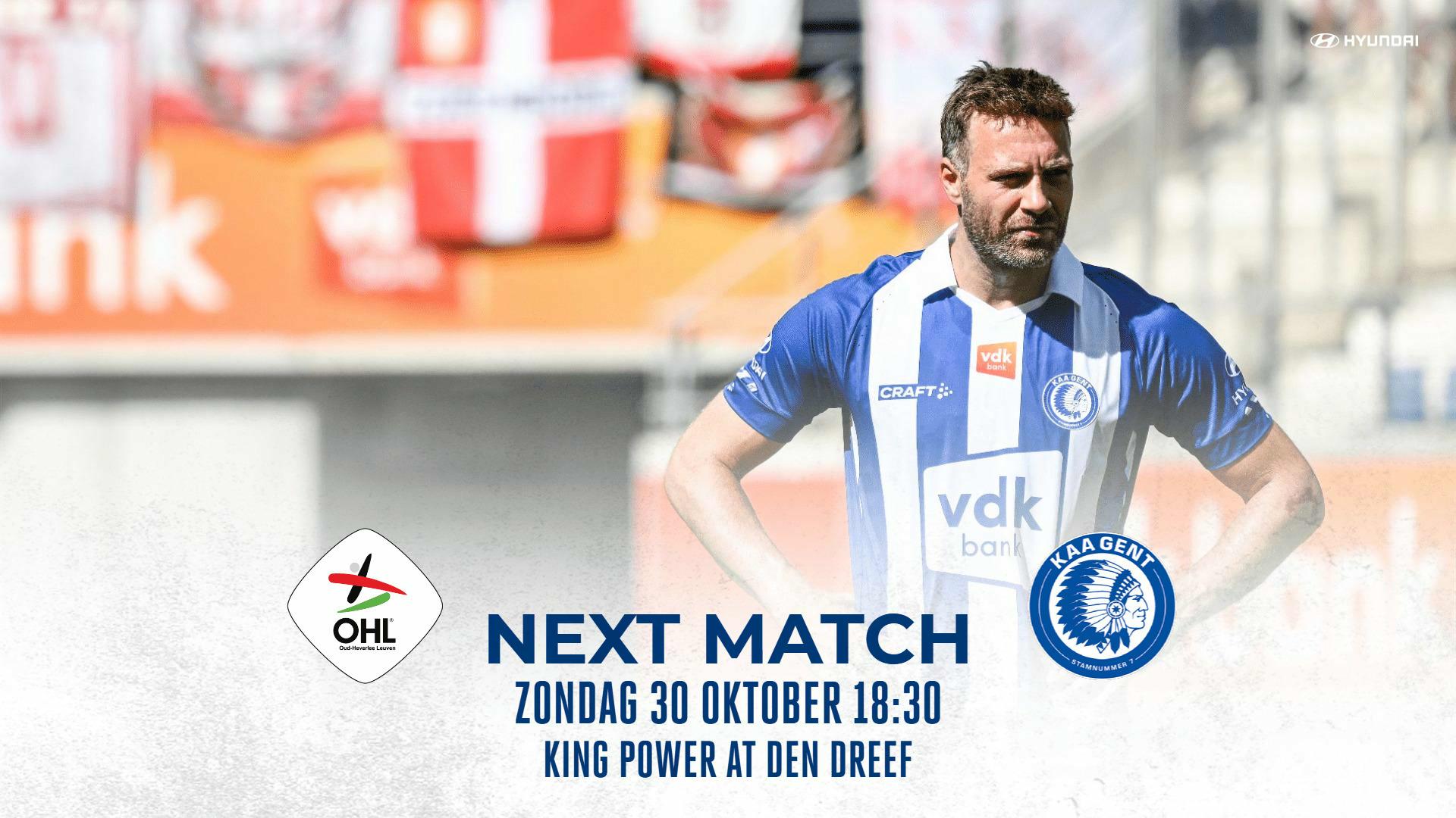 Next Match: OH Leuven - KAA Gent