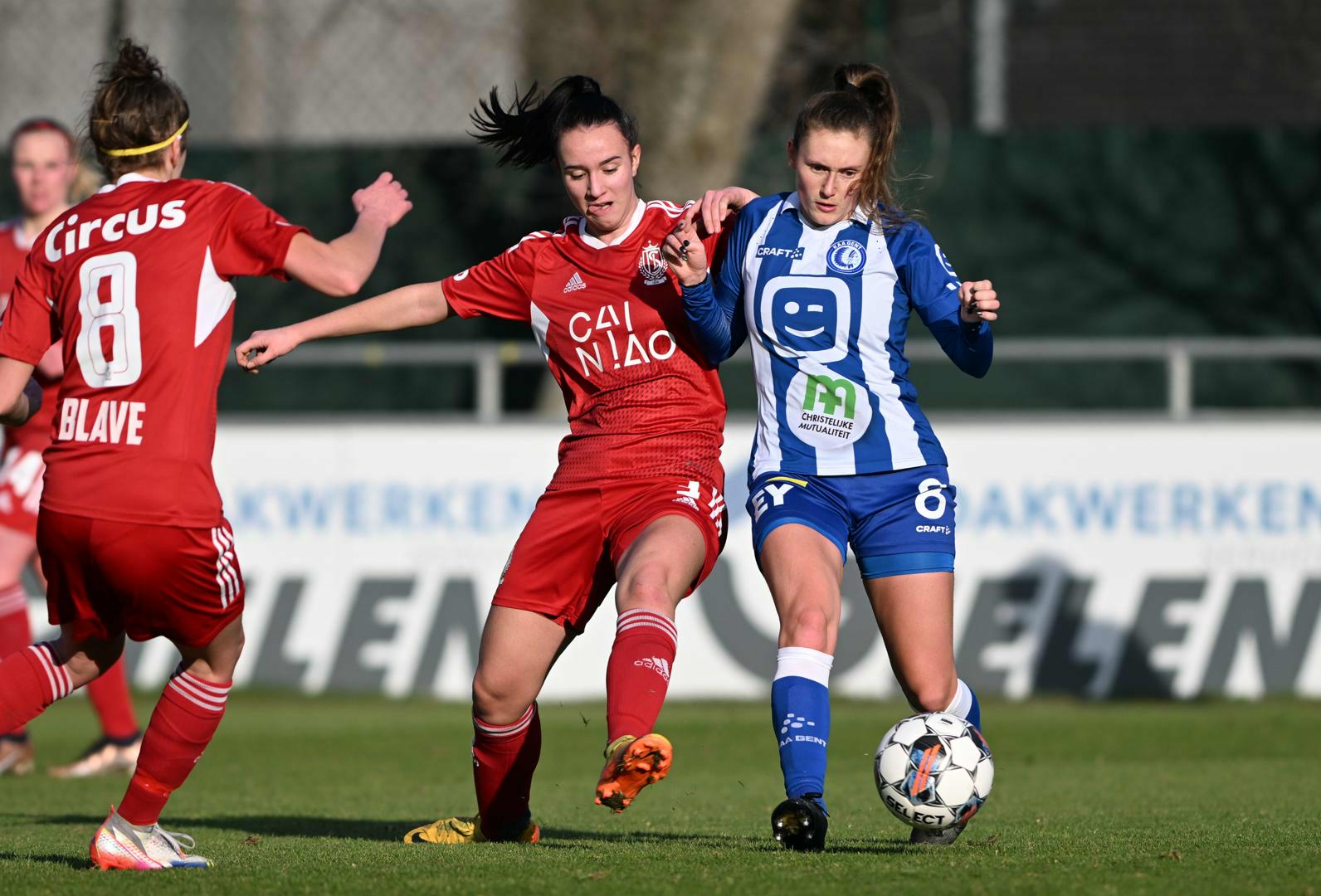 KAA Gent Ladies leiden zure nederlaag tegen Standard