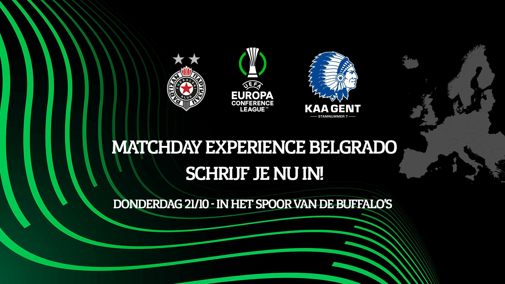 MATCHDAY EXPERIENCE PARTIZAN BELGRADO - KAA GENT