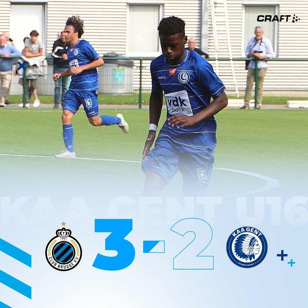 U16 I CLUB BRUGGE - KAA GENT 3 - 2