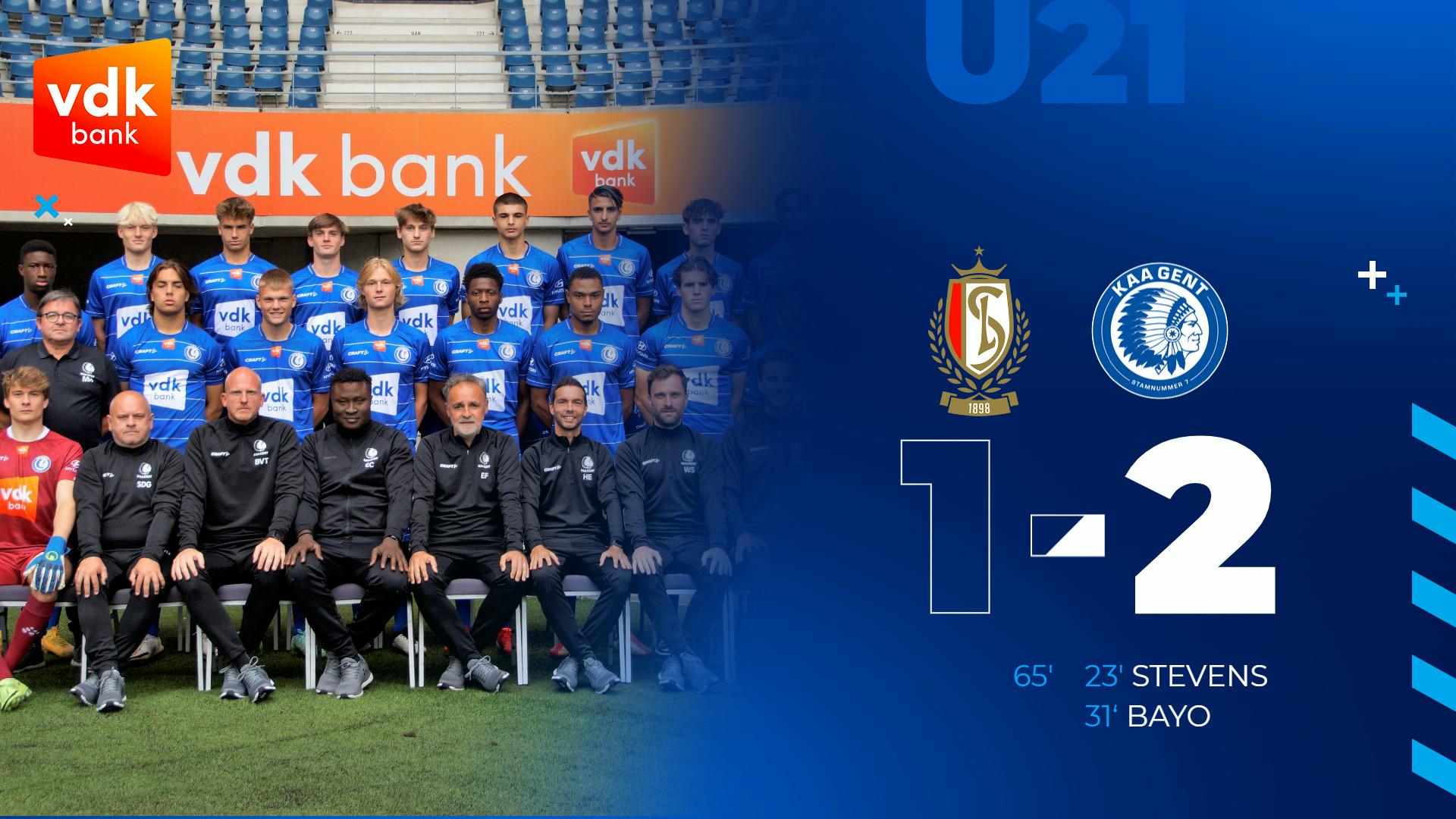 U21: verdiende overwinning op Standard