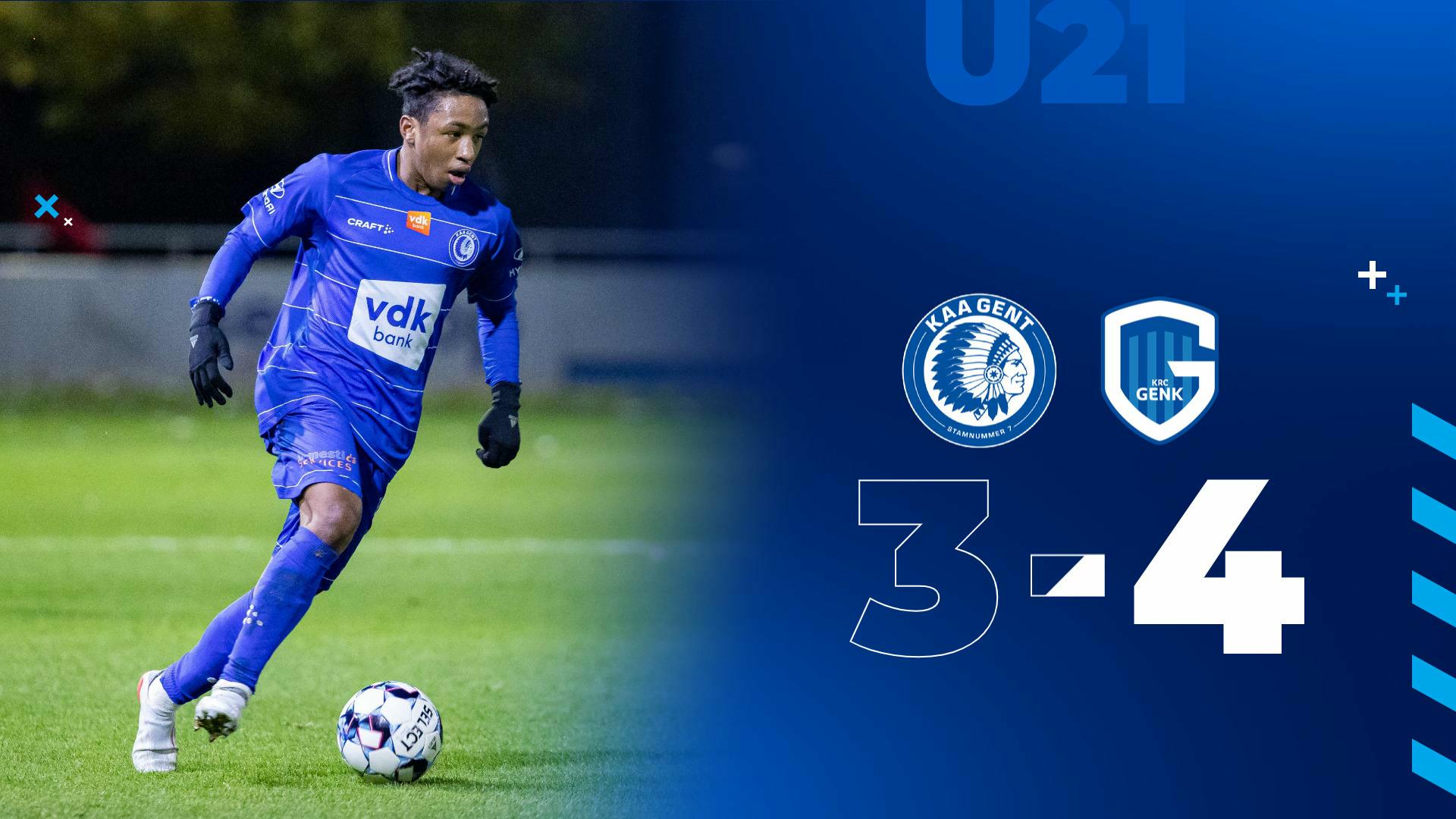 U21: nipte bekernederlaag tegen KRC Genk