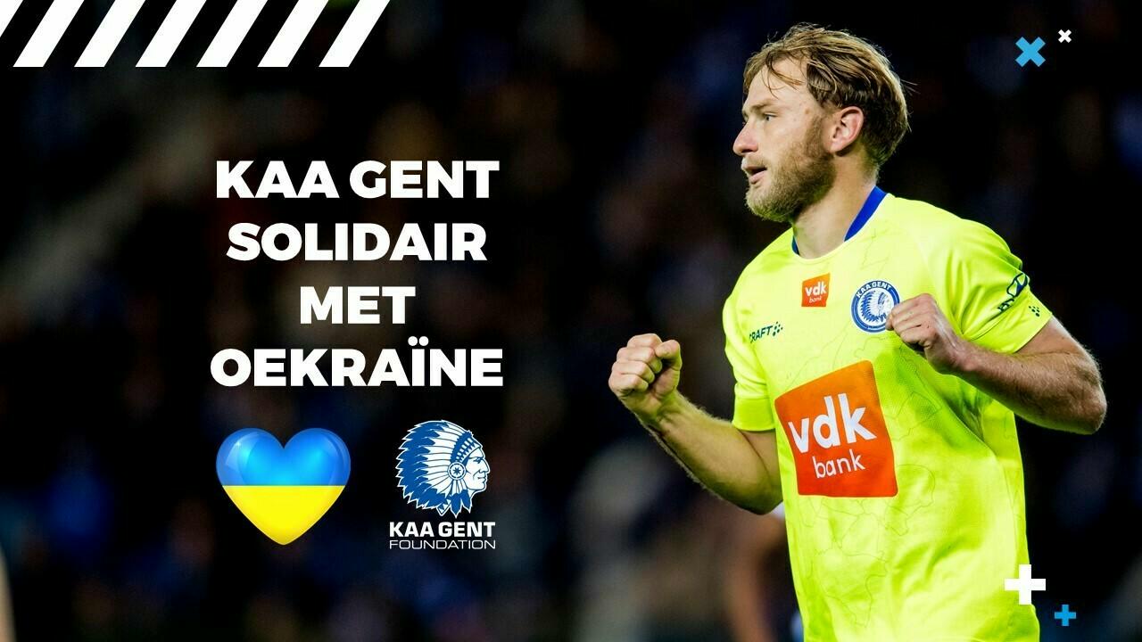 KAA Gent solidair met Oekraïne