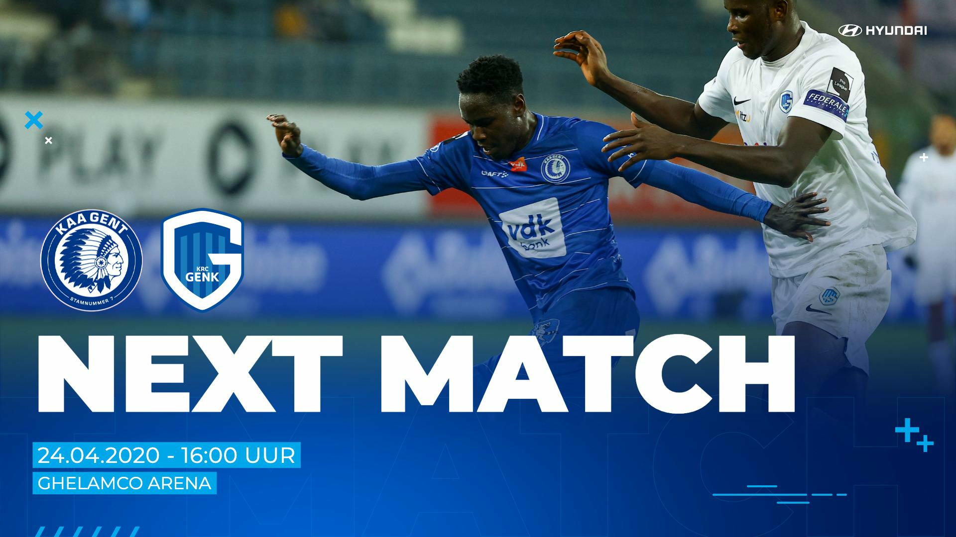 Next Match: KAA Gent - KRC Genk