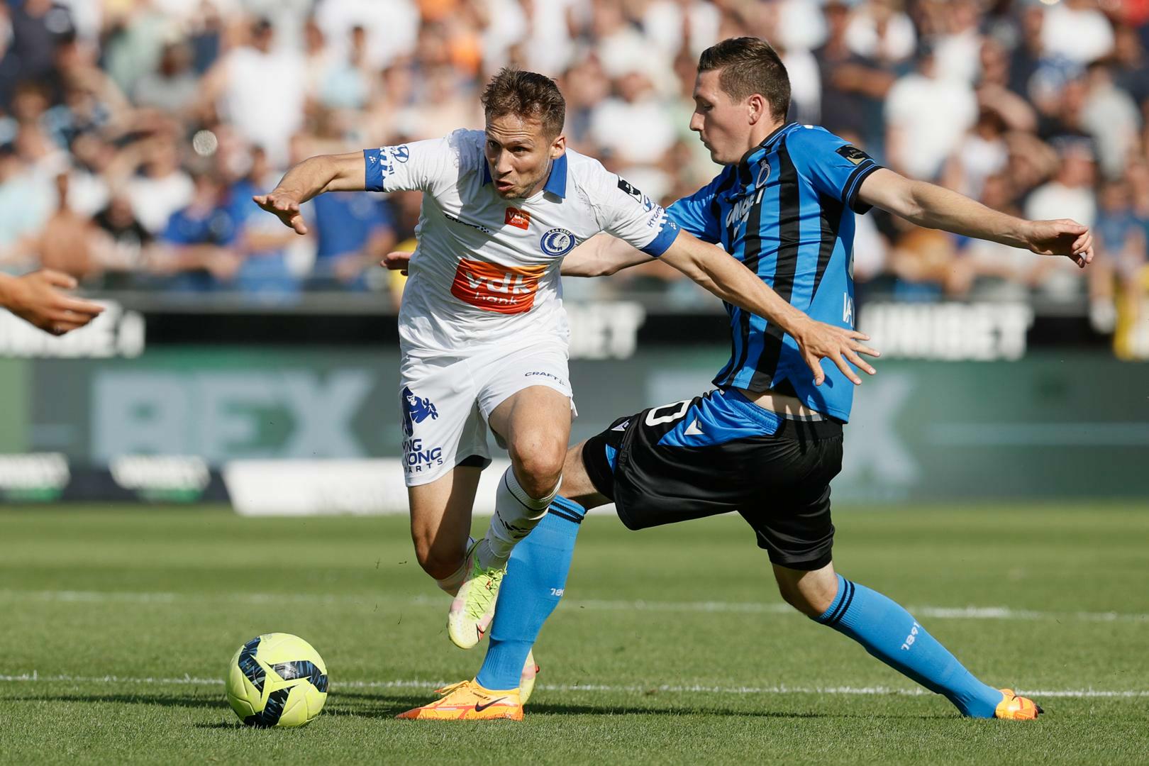 Geen Supercup voor Gent na nipte nederlaag bij Club Brugge