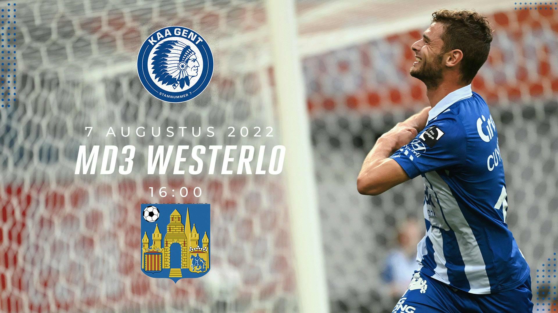 Ticketinfo KAA Gent - Westerlo (MD3)