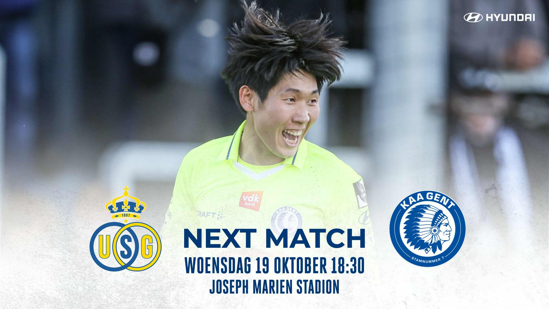 Next Match: Union - KAA Gent