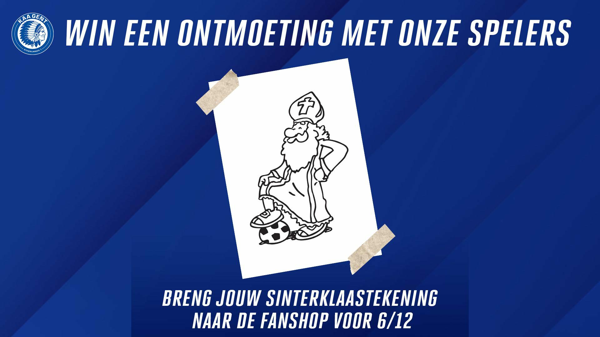 Breng jouw Sinterklaastekening naar de Fanshop en win een Meet & Greet!