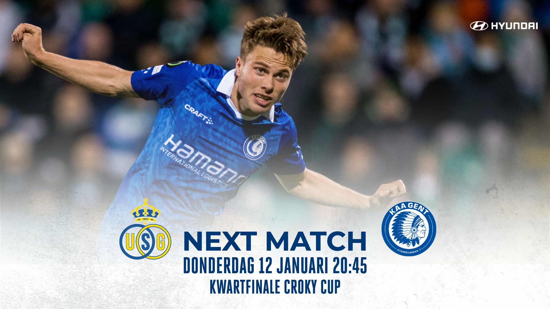 NEXT MATCH: Union - KAA Gent