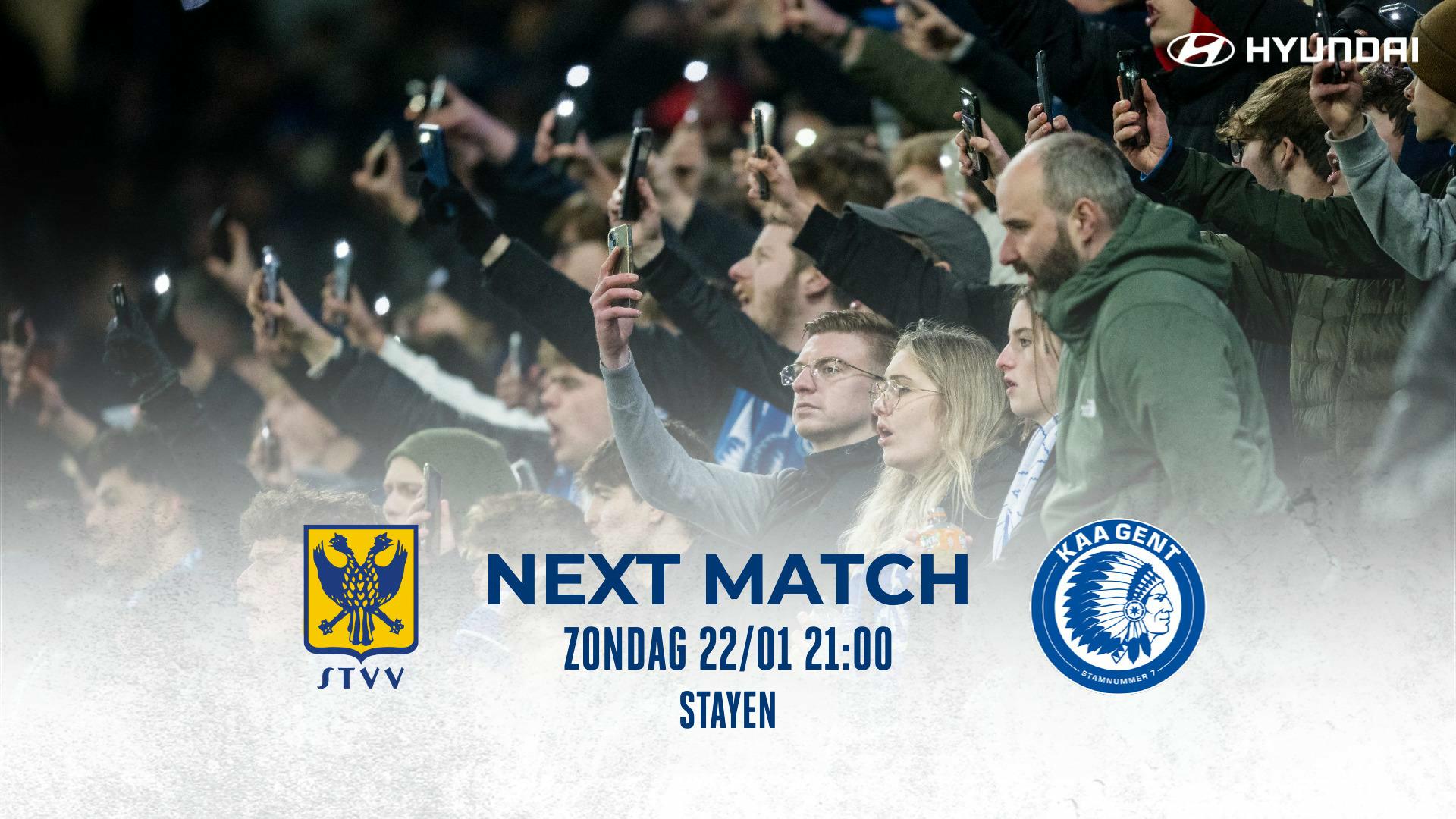 Next Match: STVV - KAA Gent