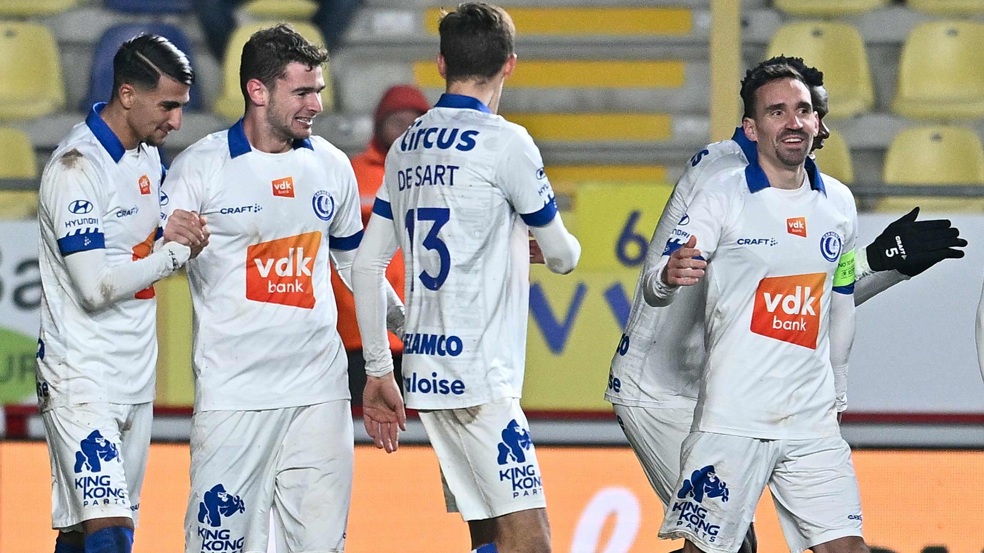 Gent duikt top-vier binnen na vlotte 0-3 zege bij STVV