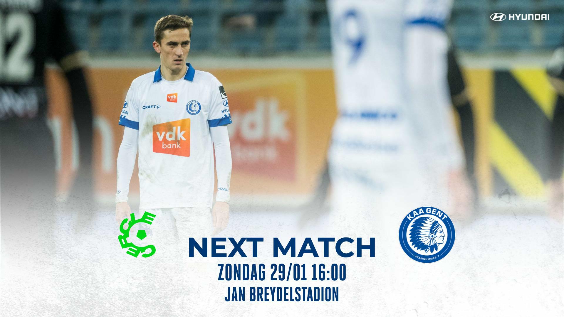 Next Match: Cercle Brugge - KAA Gent