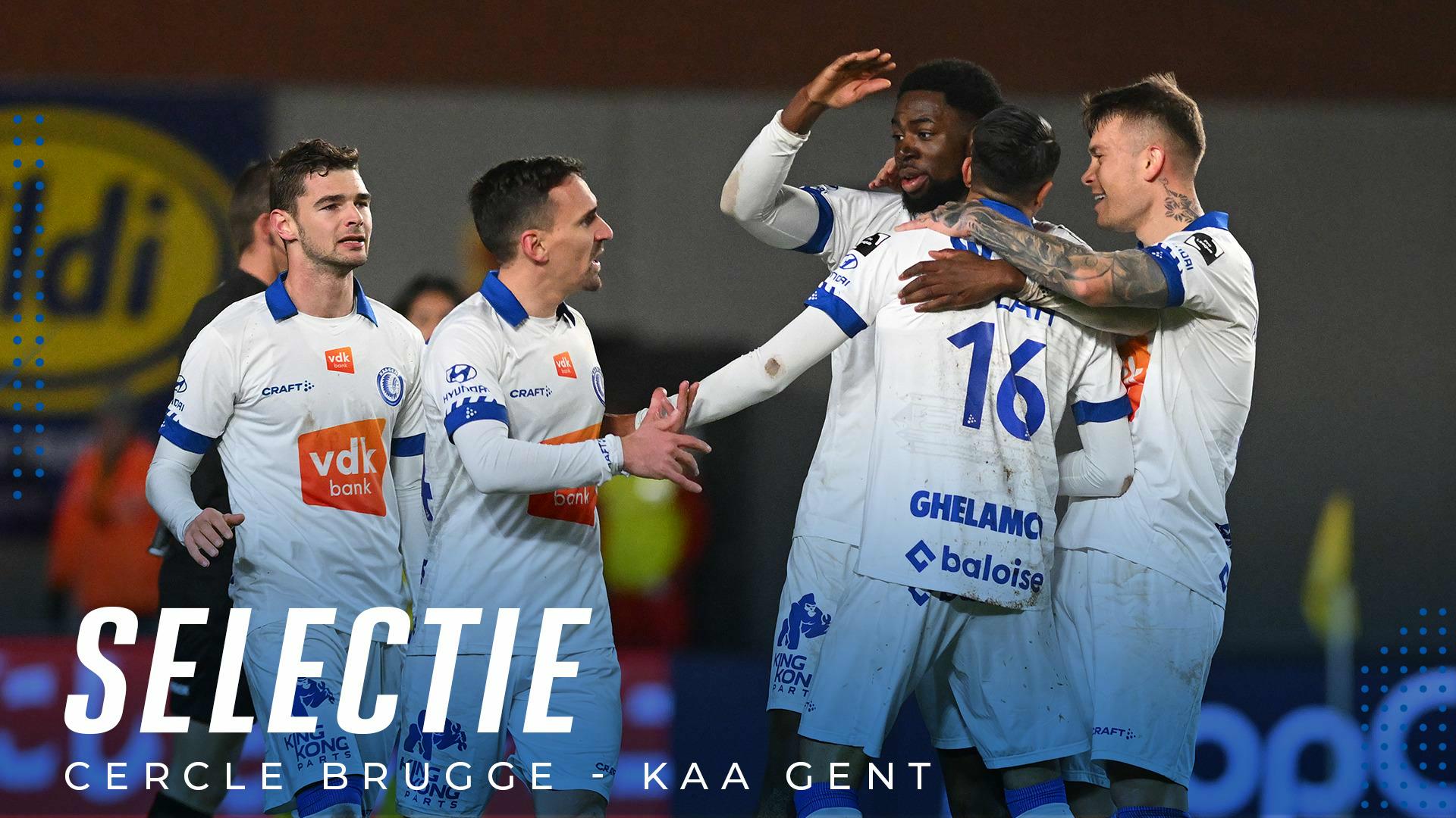 👥 Selectie Cercle Brugge - KAA Gent