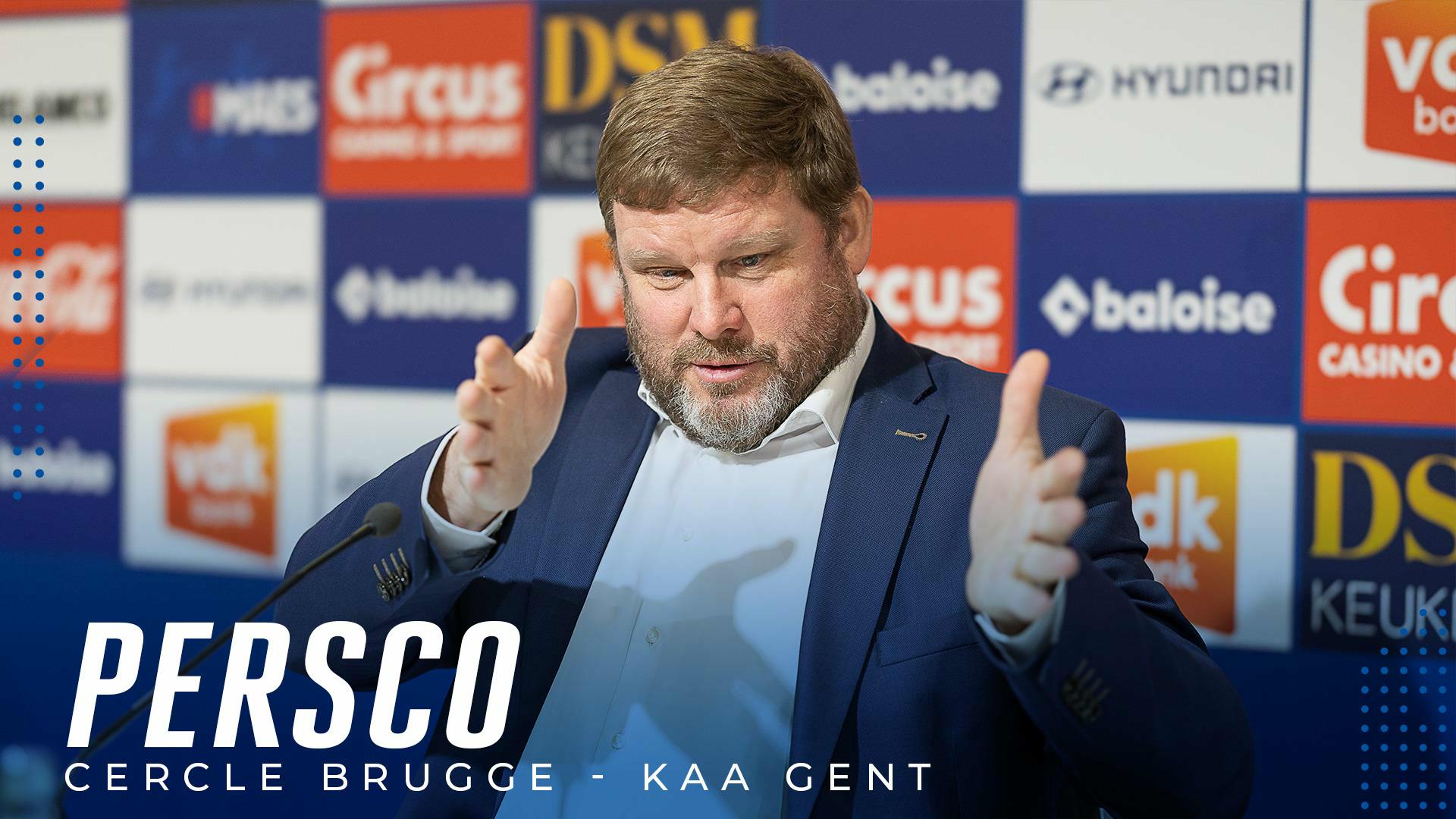 🎙 Persconferentie voor Cercle Brugge - KAA Gent