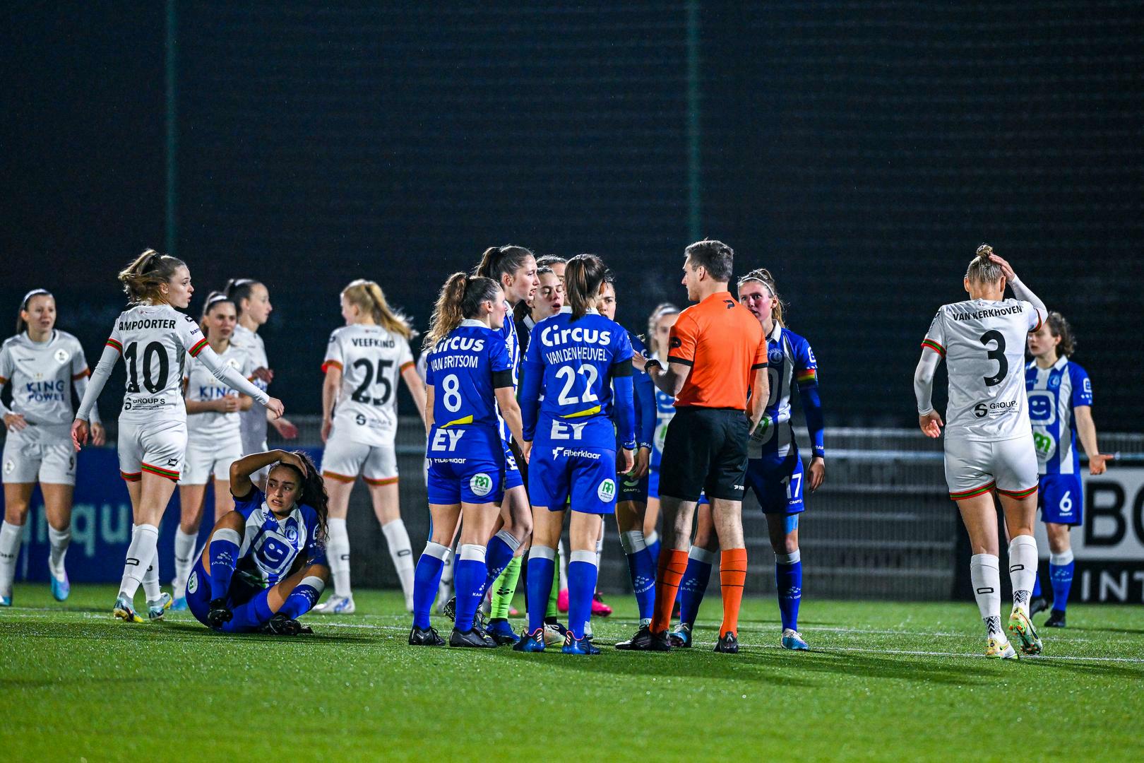 KAA Gent Ladies leiden overdreven nederlaag bij leider Leuven