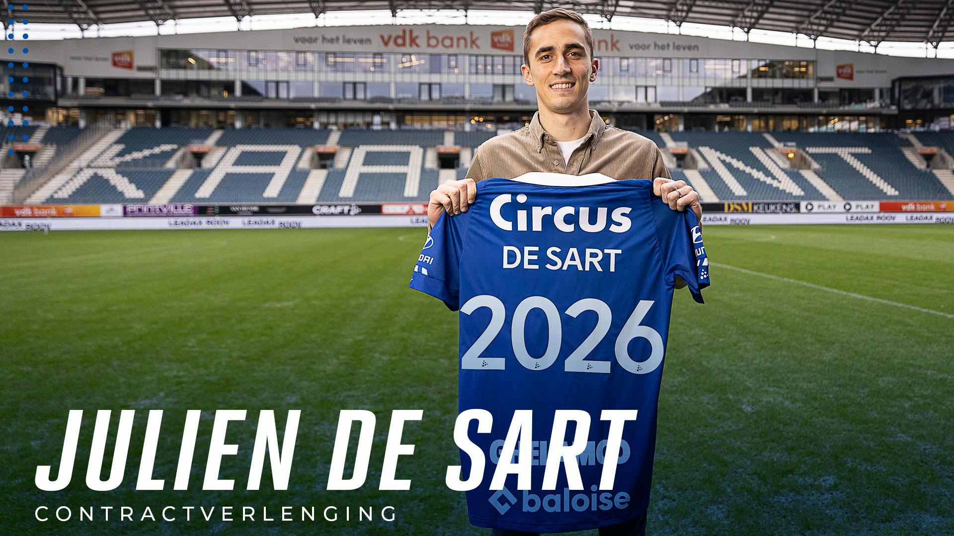 Julien De Sart blijft KAA Gent langer trouw