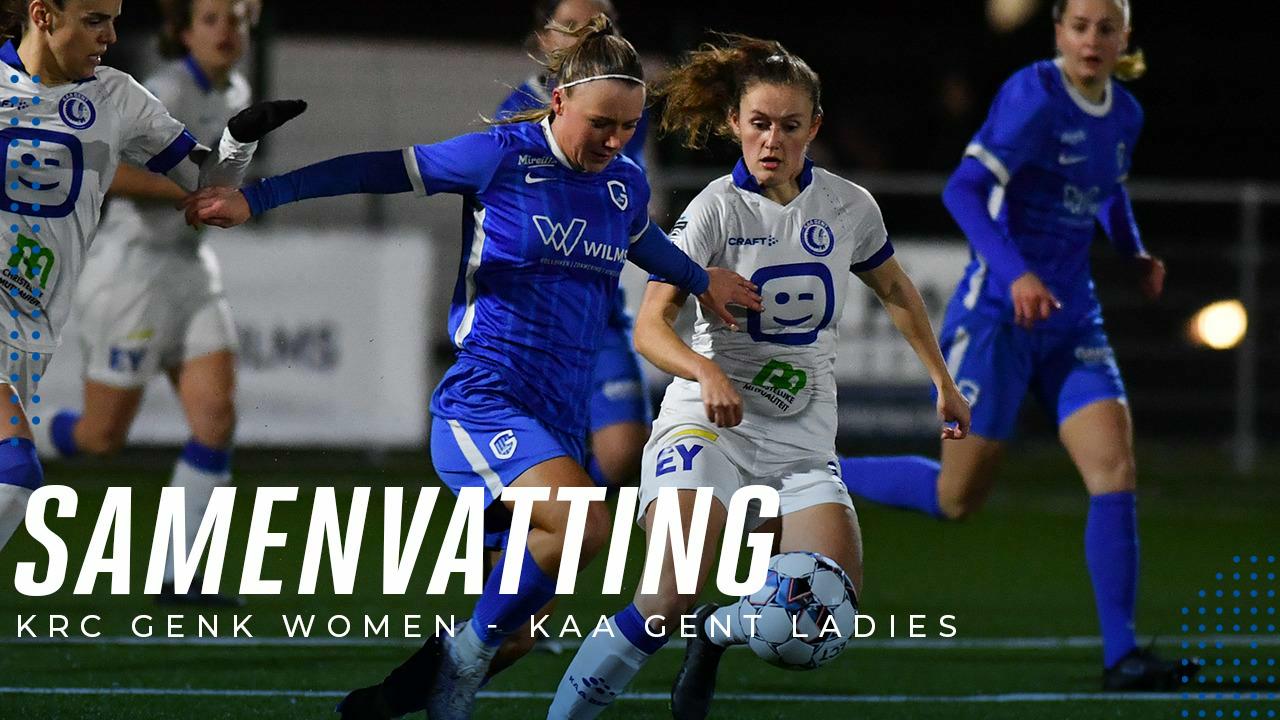 KAA Gent Ladies verliezen in uitgeregend Genk