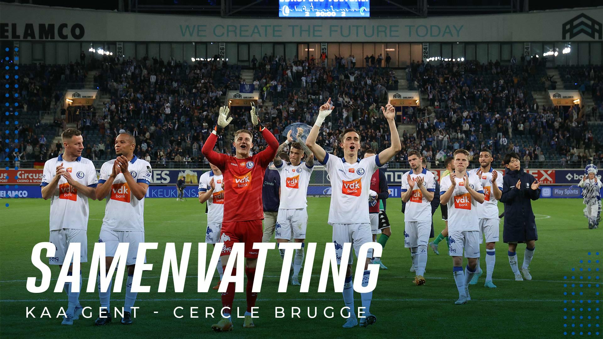 🎬 Samenvatting KAA Gent - Cercle Brugge (MD4 Europe Play-Offs)