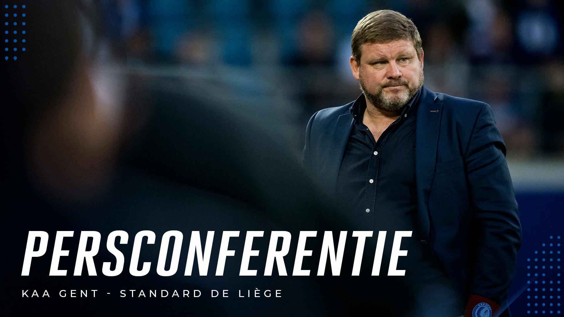 🎙 Persconferentie na KAA Gent - Standard