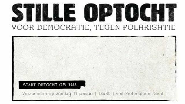 Stille optocht voor vrede en respect