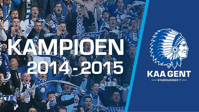 KAA Gent kroont zich tot landskampioen!!!