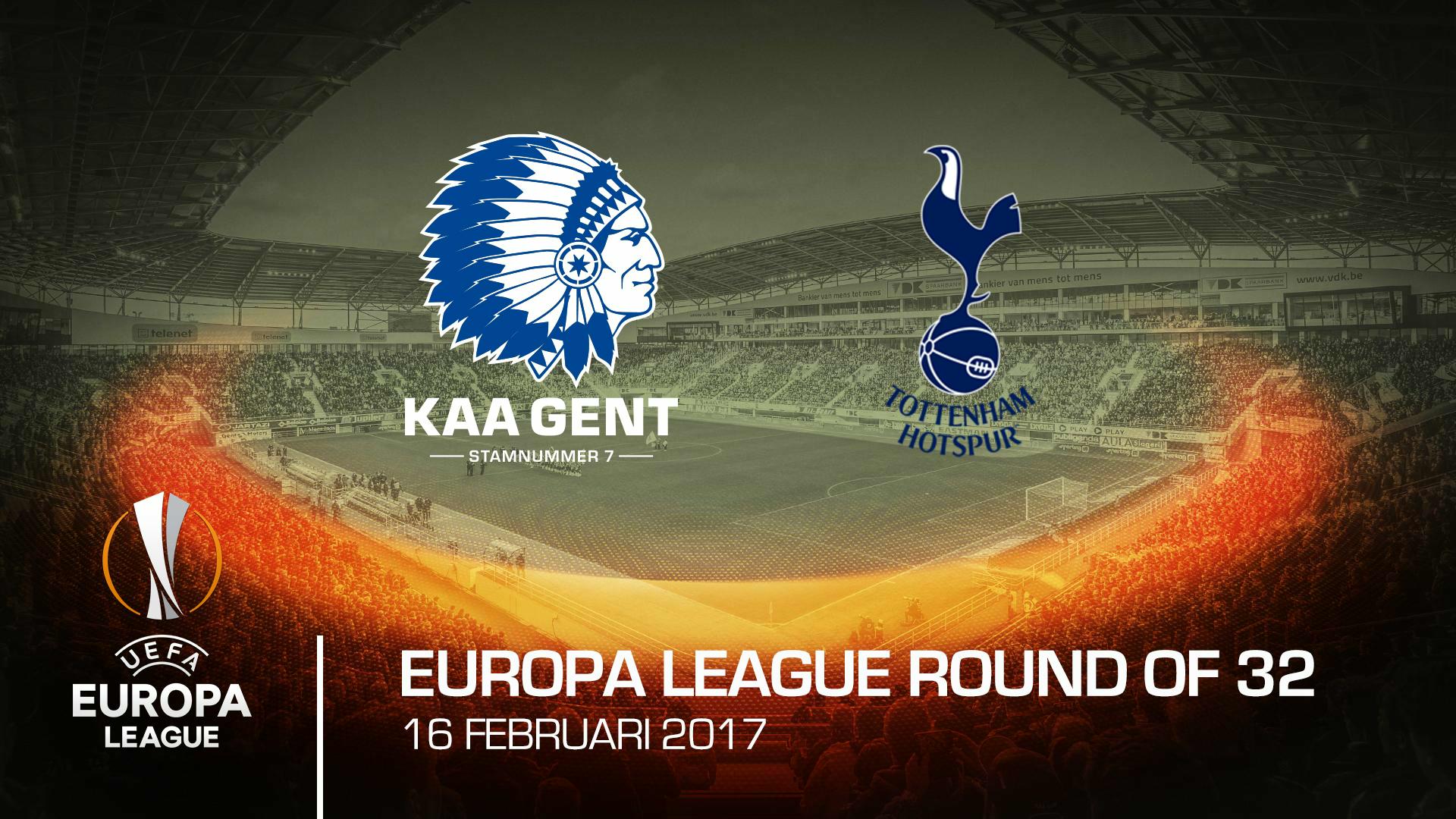 Start vrije verkoop KAA Gent - Tottenham op 25/01