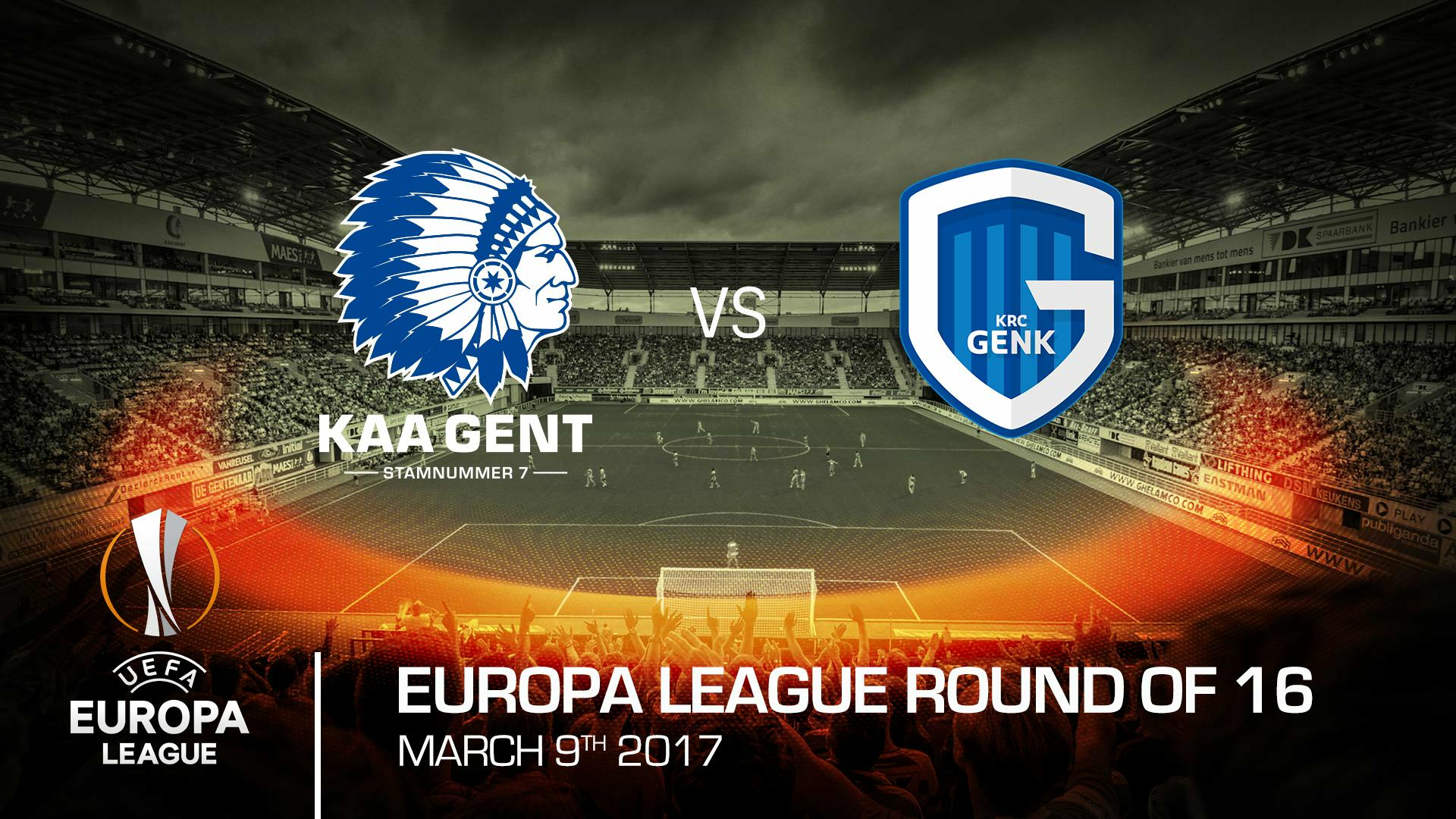 Voorverkoop Europa Leagueduel KAA Gent - KRC Genk