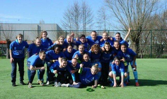 Beloften KAA Gent Ladies kampioen