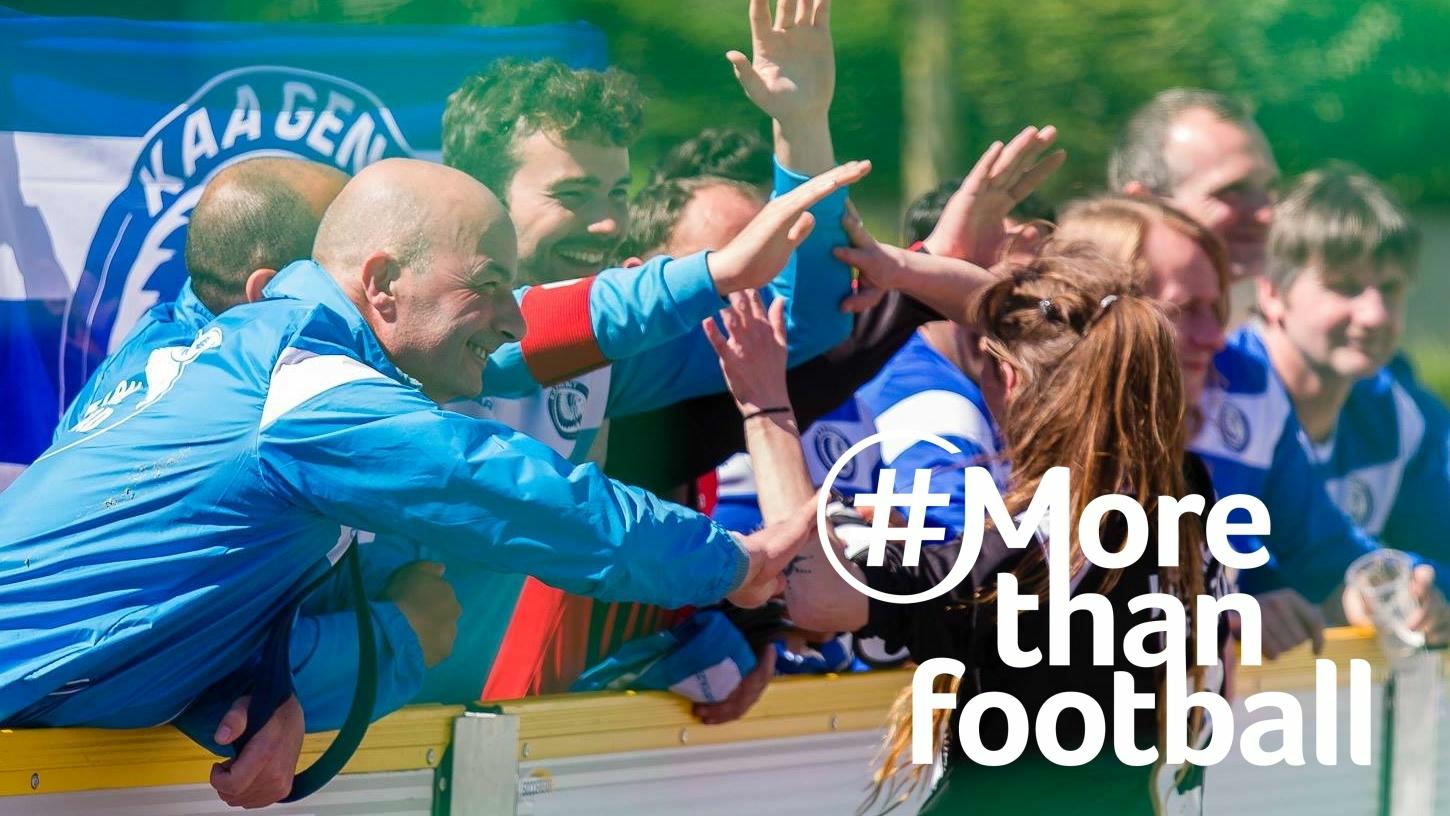 KAA Gent doet mee aan de #MoreThanFootball Action Week