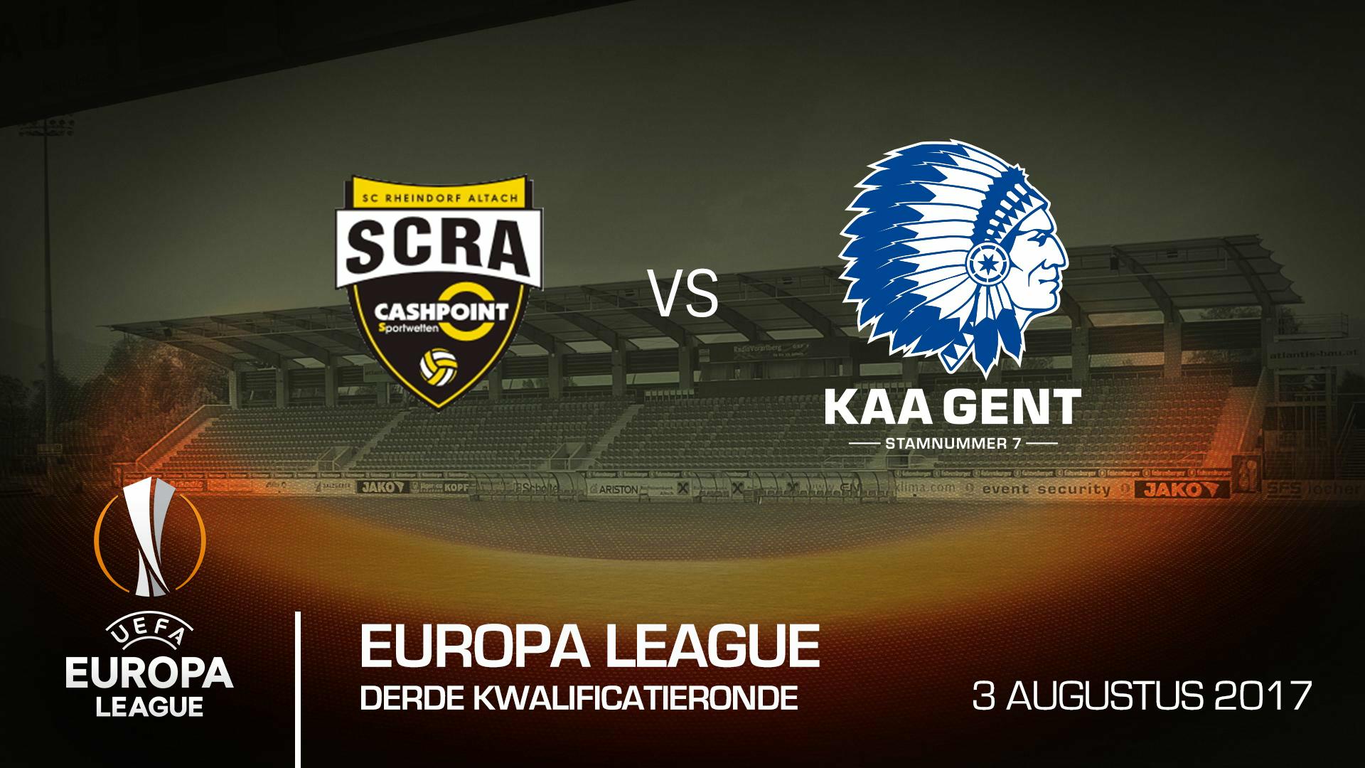 Start ticketverkoop SCR Altach - KAA Gent