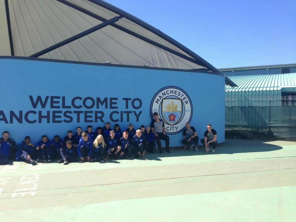 U13 te gast in Manchester City