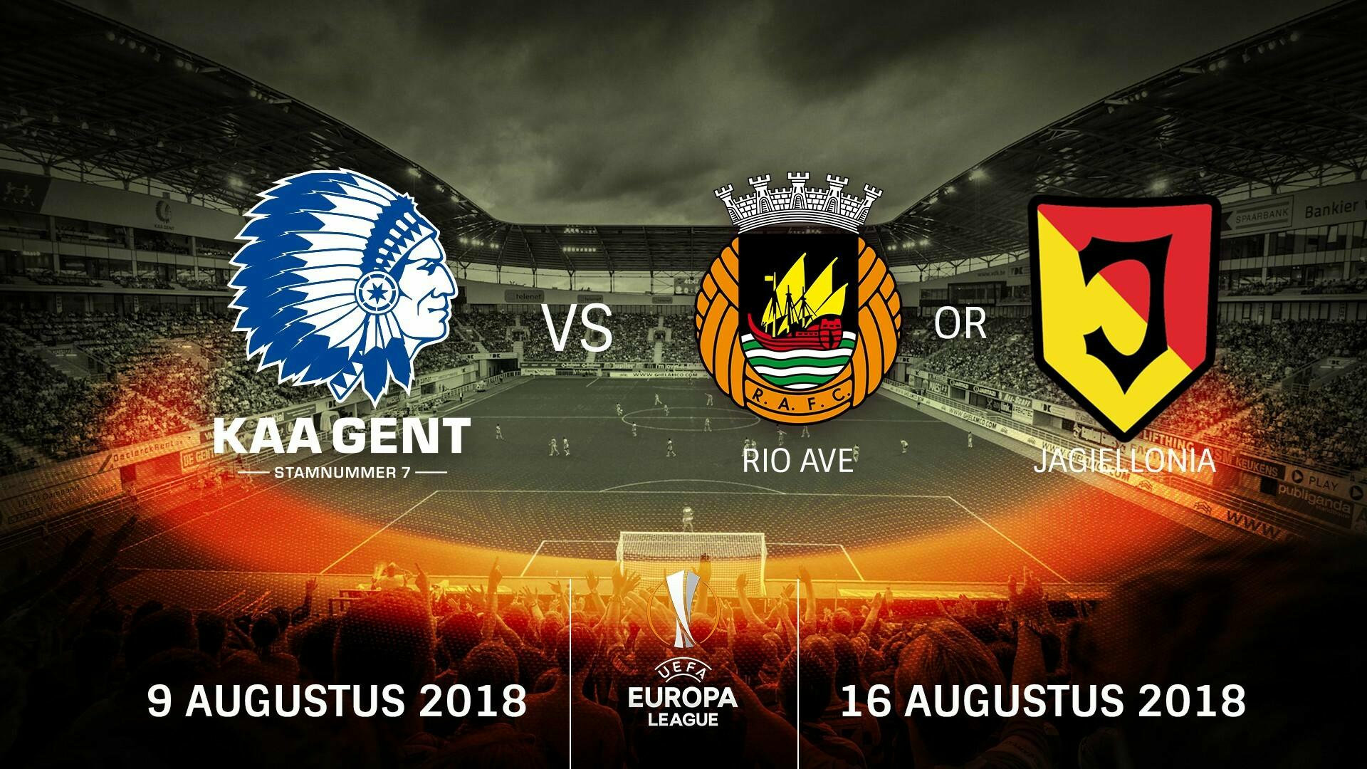 KAA Gent kent tegenstander in 3e voorronde UEFA Europa League