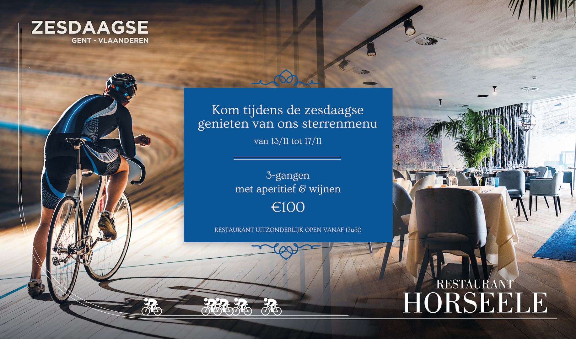 Culinaire Zesdaagse in Restaurant Horseele